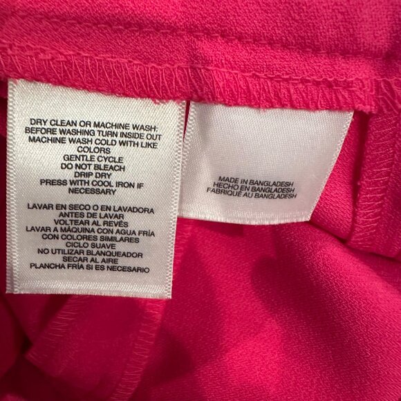 KASPER WOMENS HOT PINK DRESS PANTS SIZE 18 - Picture 8 of 9